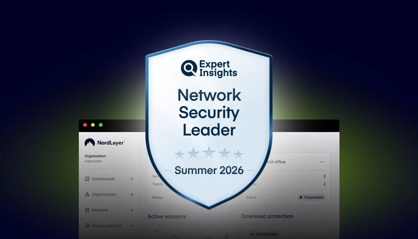 NordLayer named a winner in the Expert Insights Cybersecurity Awards Summer 2026 for network security