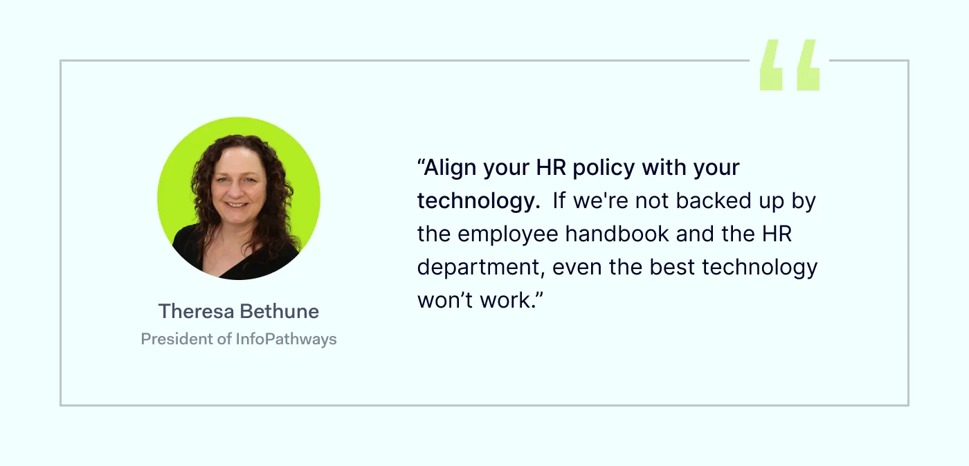 A security tip from Theresa Bethune, InfoPathway's President
