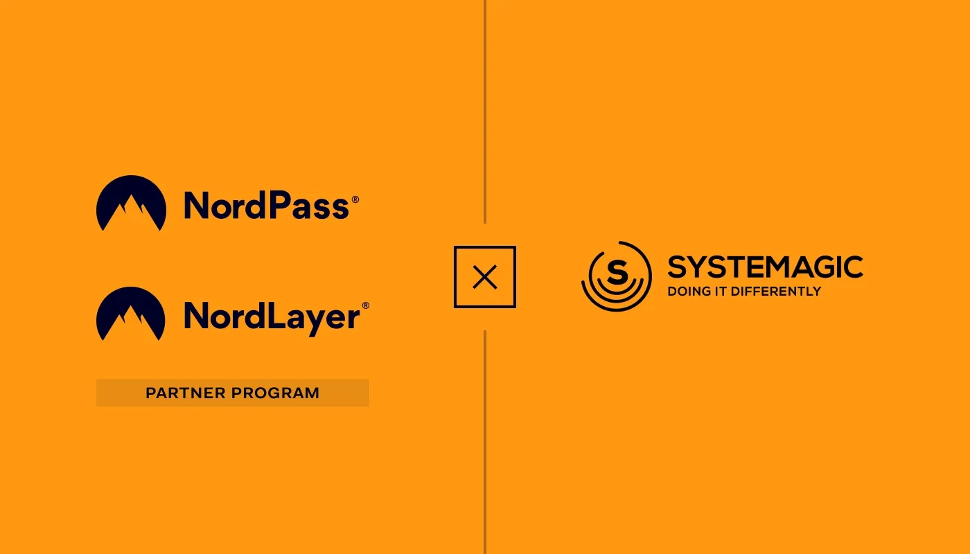 A blog cover for a case study of how Systemagic replaced patchwork security with NordPass and NordLayer