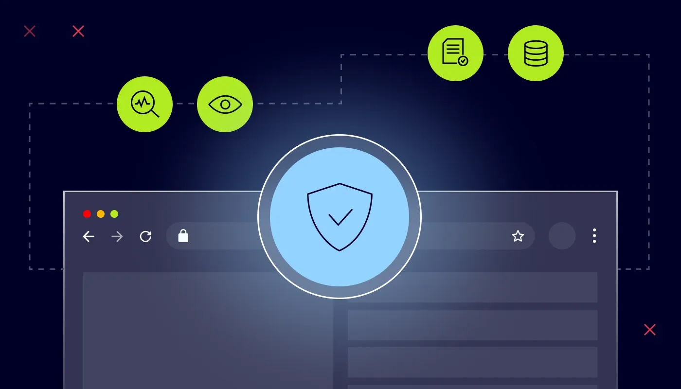 Stylized NordLayer browser view.