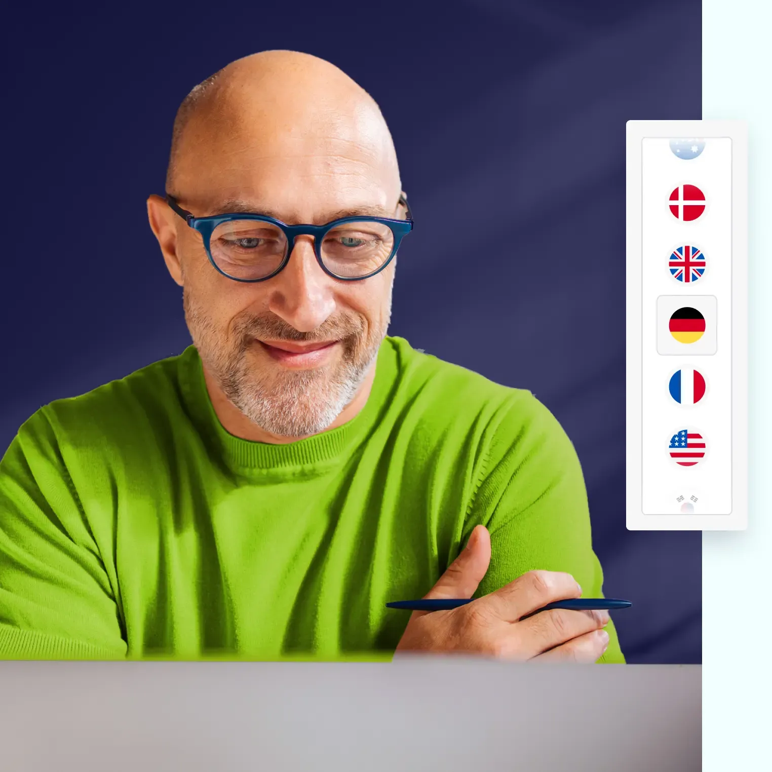 Business professional comparing best remote work countries.