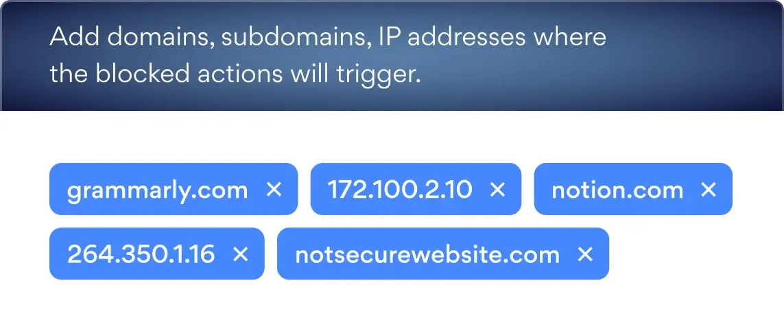 Domain controls for blocking high-risk sites