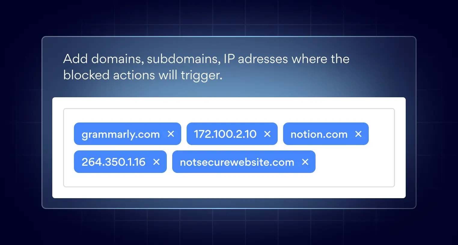 Domain controls for blocking high-risk sites