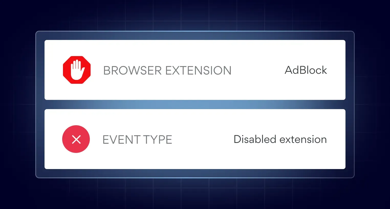 Extension visibility for team browser security