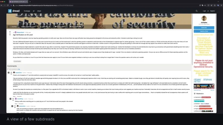 Darknet markets dread