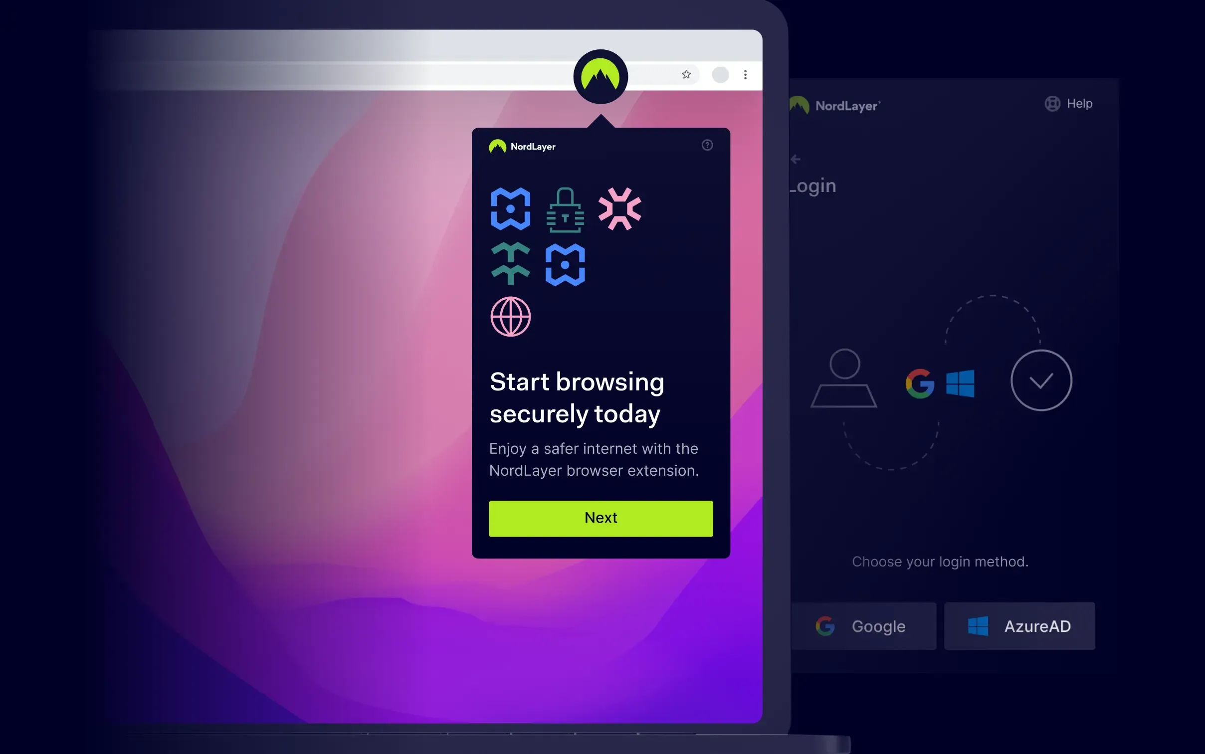 NordLayer browser extension