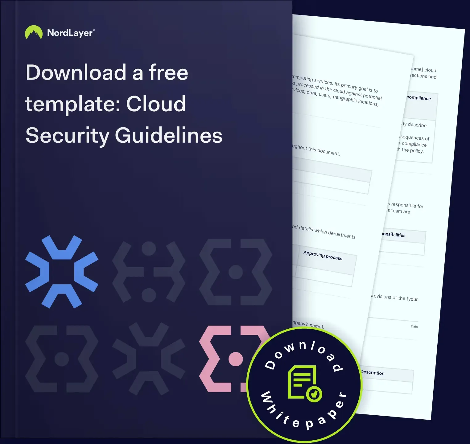 Preview of free Cloud Security Guidelines PDF template by NordLayer for download